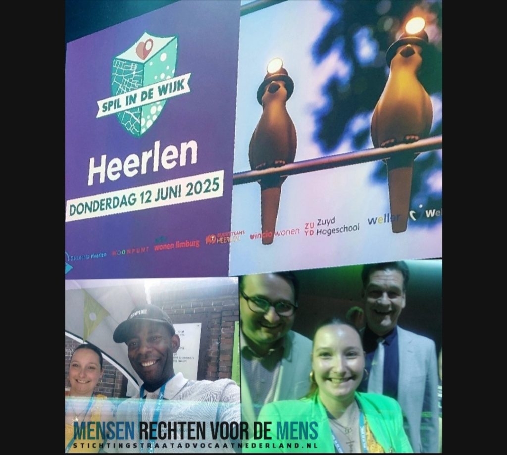 Spil in de wijk Straatadvocaat Desiree van Deurse Stanley ter Haar Heerlen Nederland Rotterdam Amersfoort
